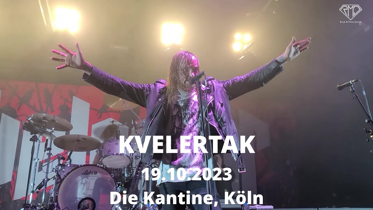 Kvelertak live at Die Kantine, Cologne, October 19, 2023 (Impressions)