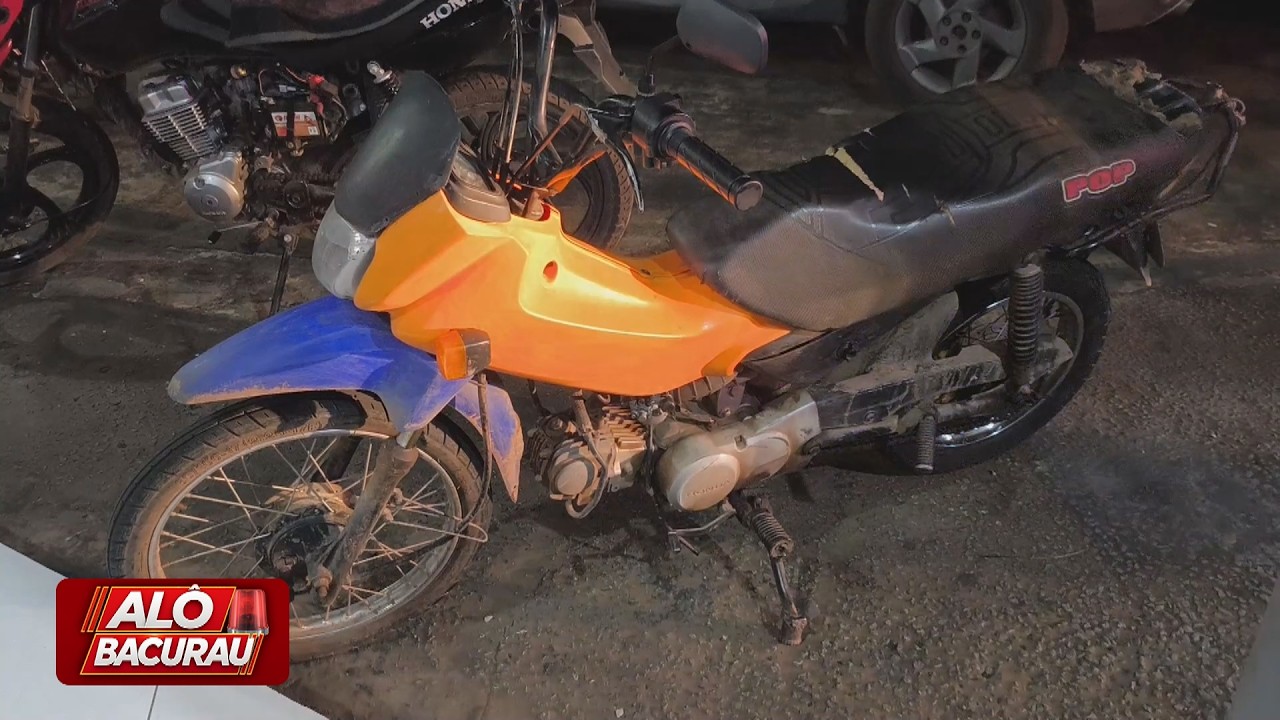 PRF APREENDE MOTO POP PROVENIENTE DE LEILÃO NA BR 135 EM BACABEIRA