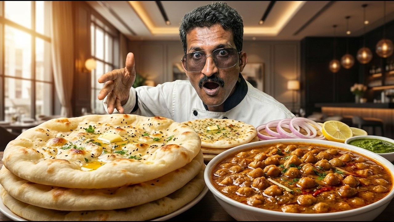 Must Try CHOLE KULCHE Recipe! 🔥 | Chef Harish Ji