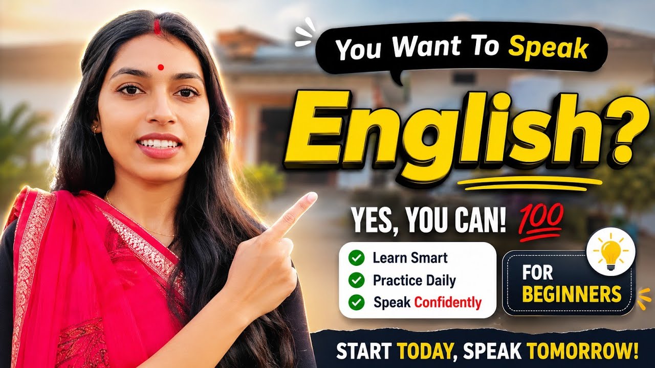 You can speak English 💯!! Learning English 