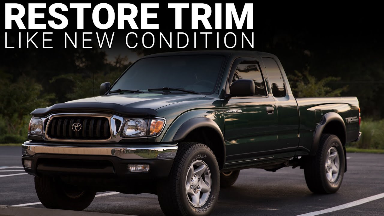 Restore Fading Trim The Right Way - Toyota Tacoma