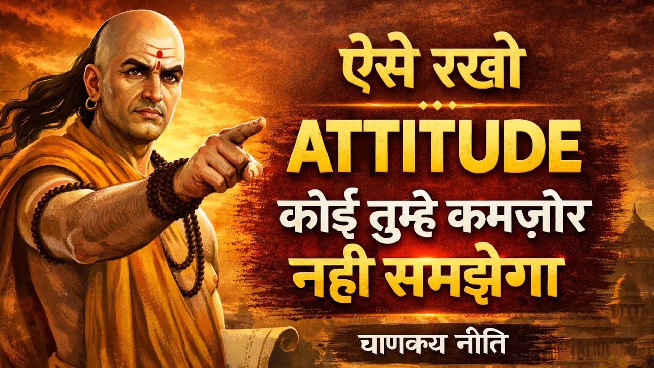 ऐसे रखो ATTITUDE कोई तुम्हें कमजोर नहीं समझेगा | Chanakya Niti Motivational Speech🔥🔥💯