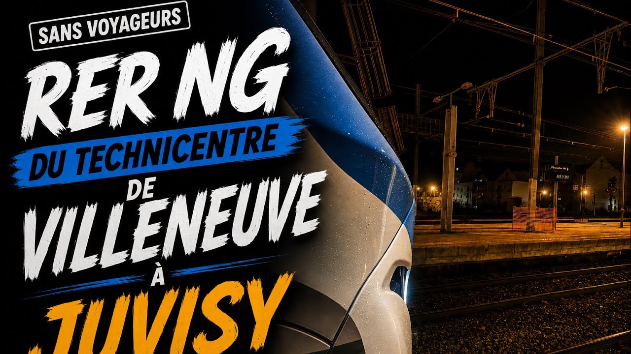 Cab Ride | RER D VIDE | Technicentre de Villeneuve à Juvisy