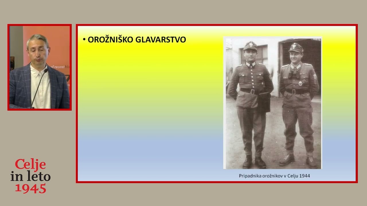 Položaj in vloga Celja v strukturi nacistične uprave na Spodnjem Štajerskem - dr. Aleš Marđetko