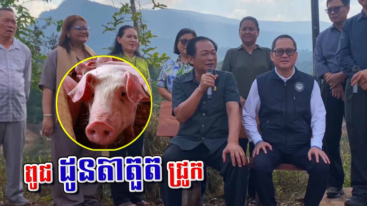 អ្នកឧកញ៉ា ម៉ុង ឫទ្ធី បានរៀបរាប់អំពីពូជដូនតាទួតជ្រូក ដើម្បីឲ្យអ្នកសារព័ត៌មានយើងយកមកផ្សាយបន្ត...