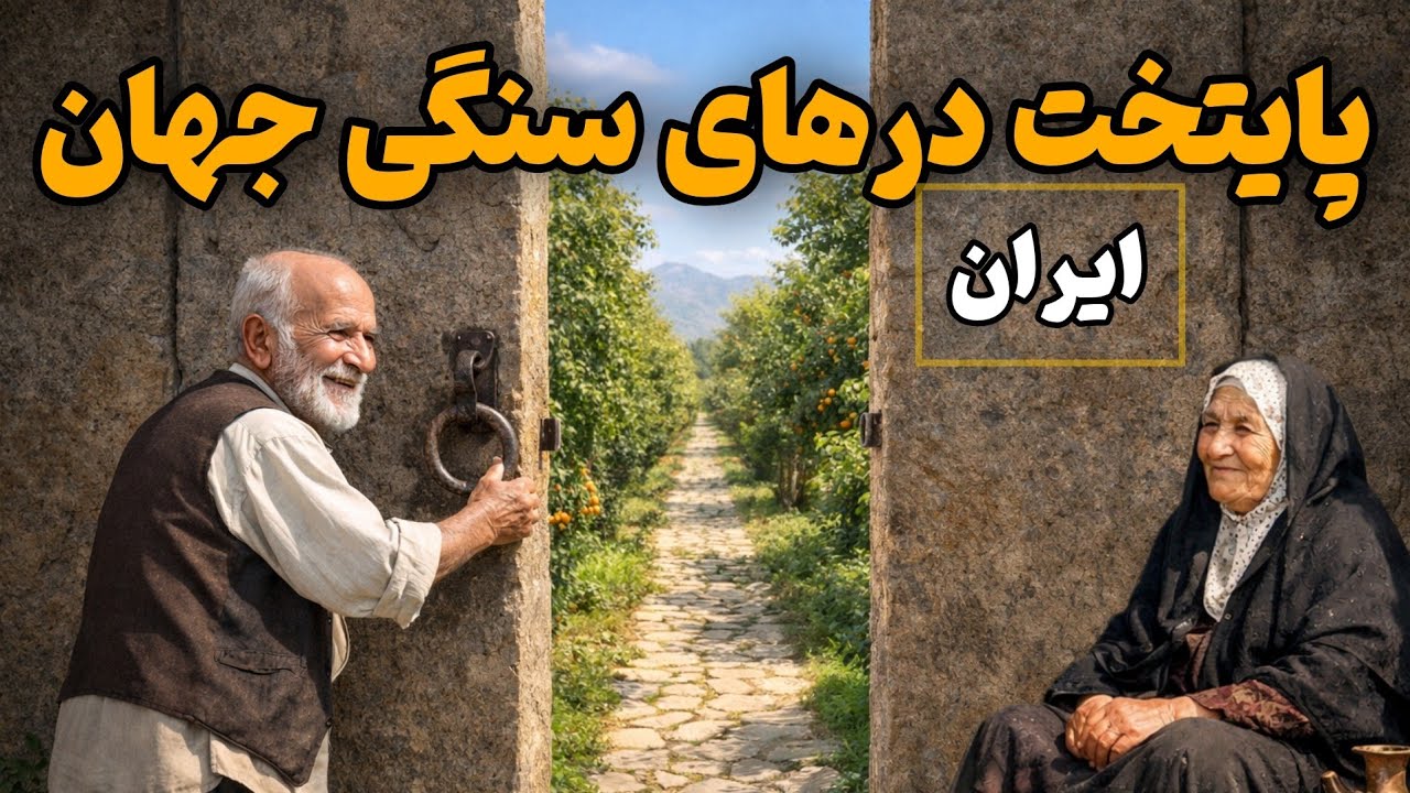 درهای پانصد کیلویی ، هزاران‌ساله ساله که با انگشت بازار میشه