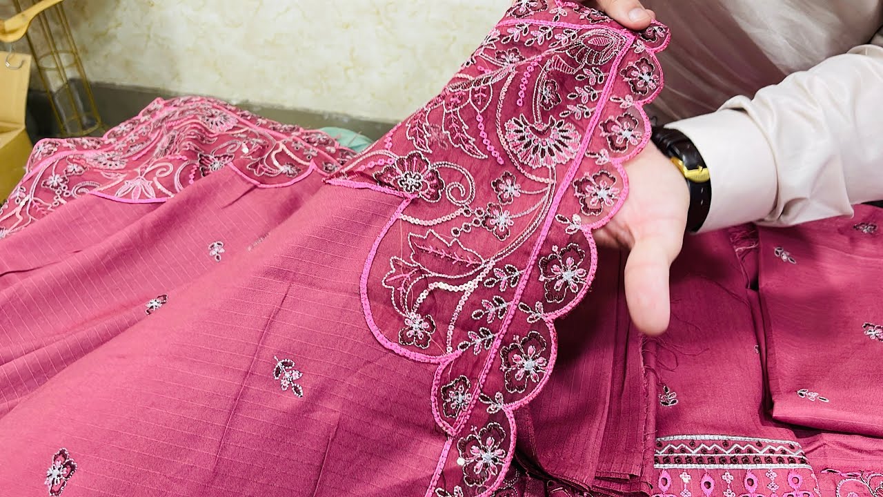 Meeraj Dhanak Marina Luxury Embroidery 3pc suits|Wedding Designer Dresses |very limited stock #dress