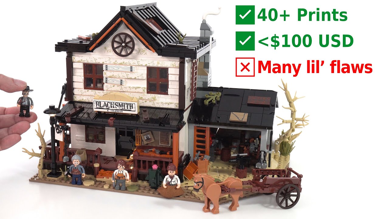 Помедленнее, Lumibricks! Обзор Old West Blacksmith: сплошные неприятности #NotSponsored #L9089