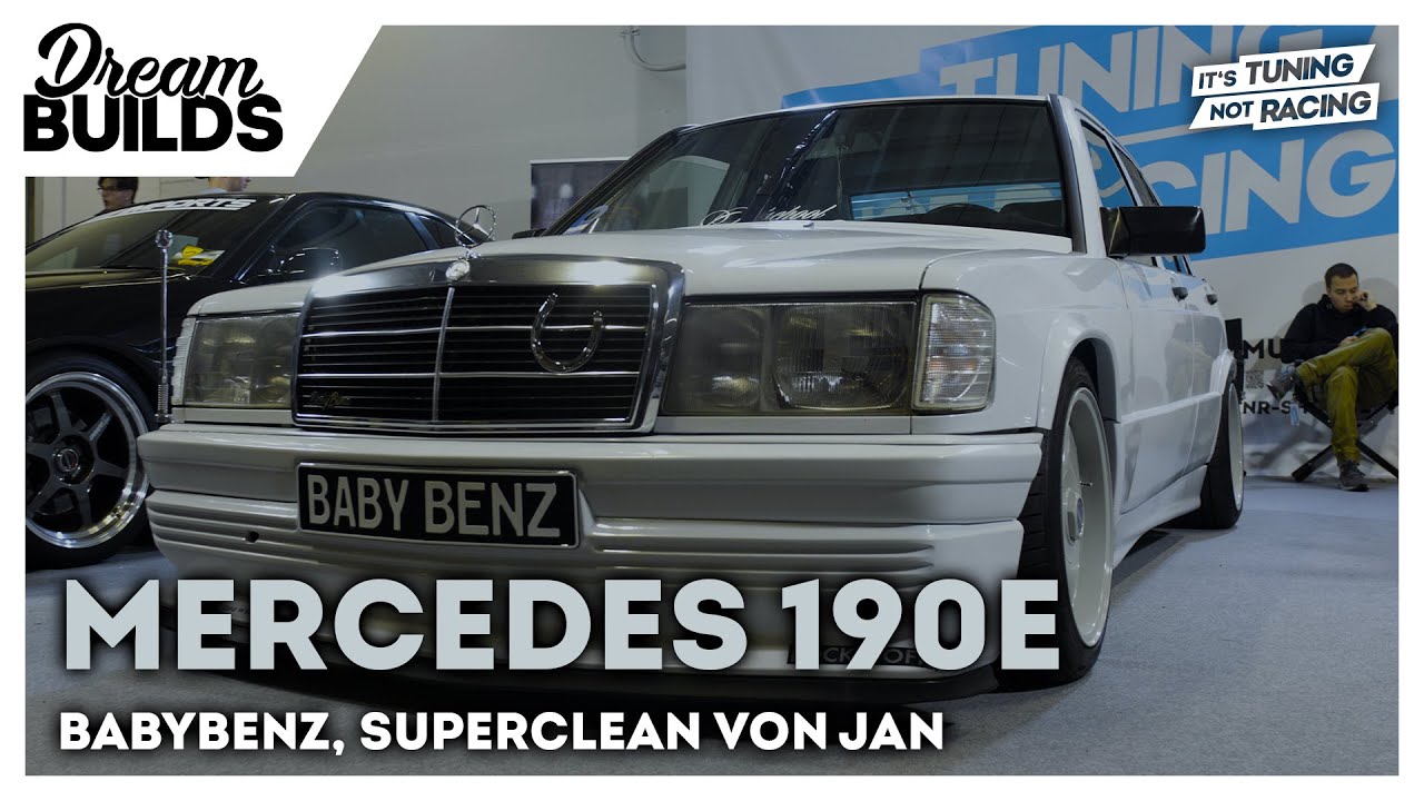 DreamBuilds - cleaner 80er Jahre 190E Benz von Jan - it's tuning, not racing