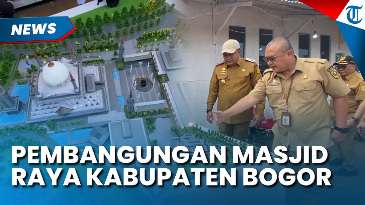 HOREEE! Masjid Raya Kabupaten Bogor Bakal Rampung Akhir Tahun, Intip Proses Pembangunannnya