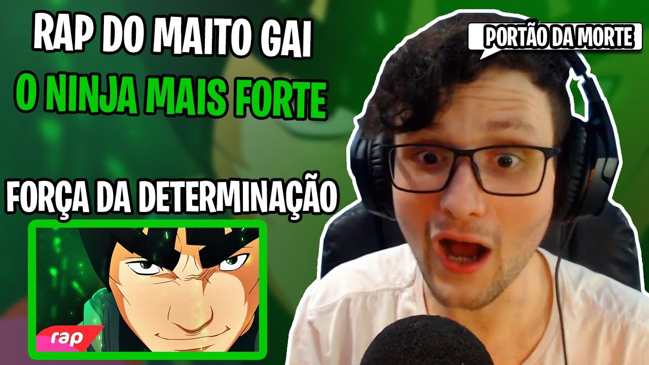 Rap do Maito Gai (Naruto) - O NINJA MAIS FORTE | NERD HITS - REACT