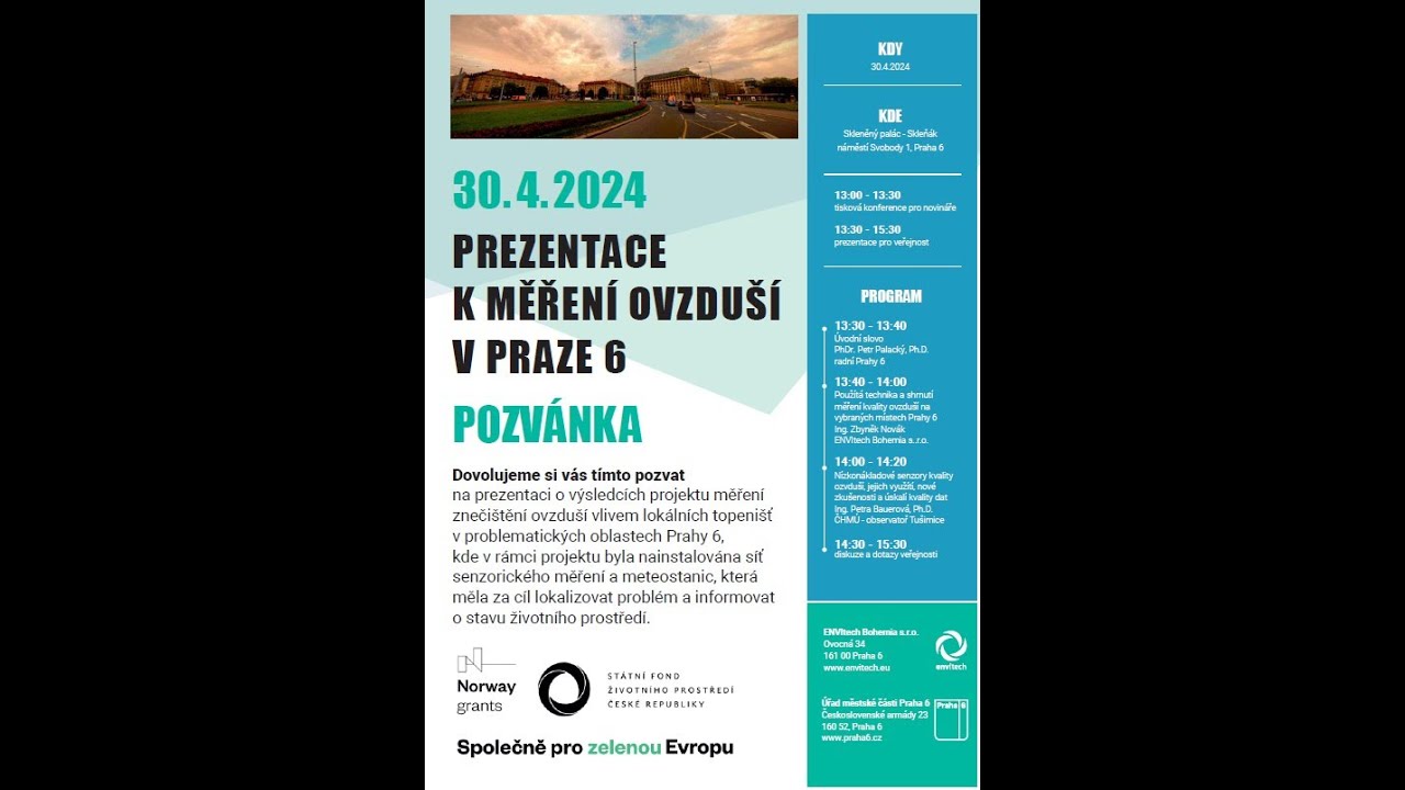Z&aacute;věrečn&aacute; konference - Senzory pro Prahu 6