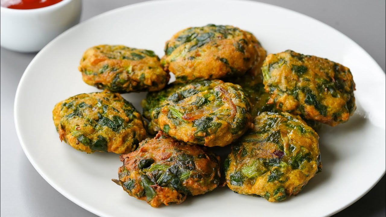 Super Delicious Spinach Pakoda Snack | Palak Pakoda Recipe | Aloo Palak Pakoda | Tasty Iftar Recipe