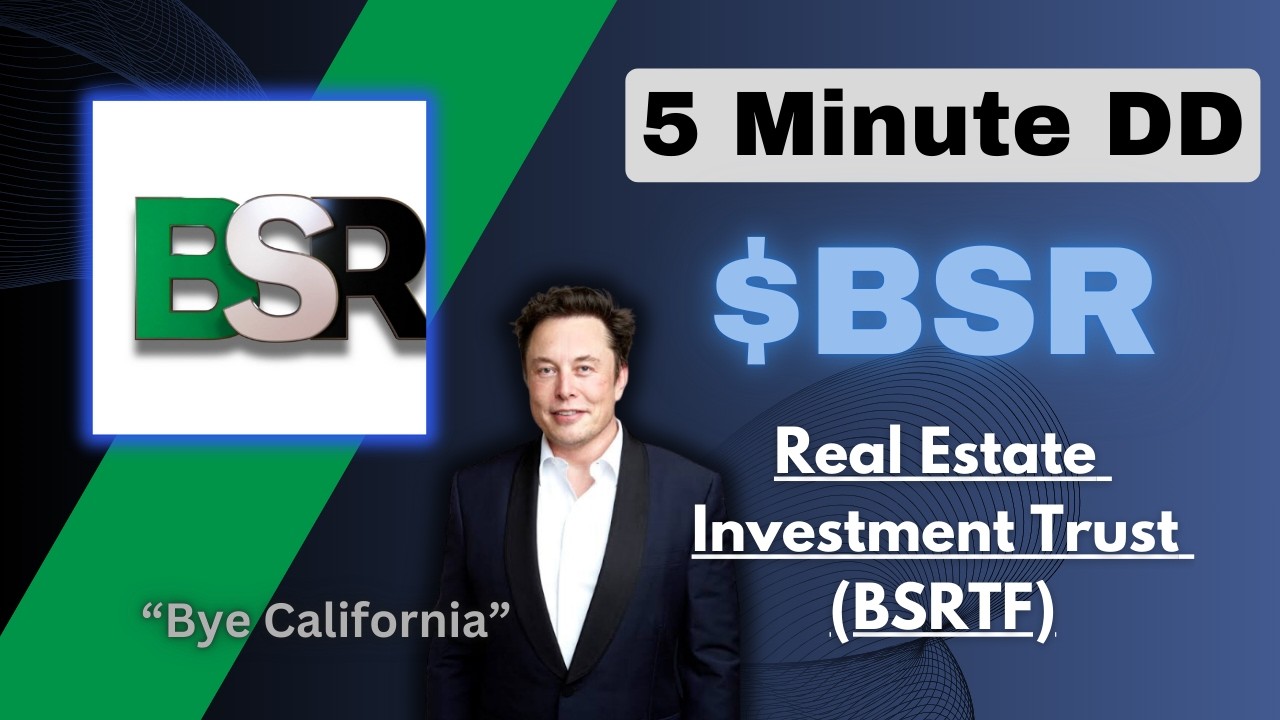 Will this small REIT make me BIG MONEY?! BSR REIT!