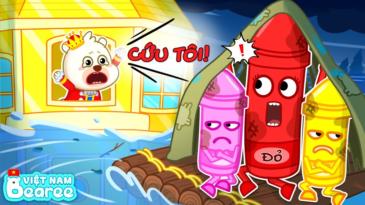 Gia Đình Bút Màu Bị Bearee Giàu Có Khinh Miệt Nhưng Vẫn Nhiệt Tình Giúp Đỡ! | Hoạt Hình Thiếu nhi