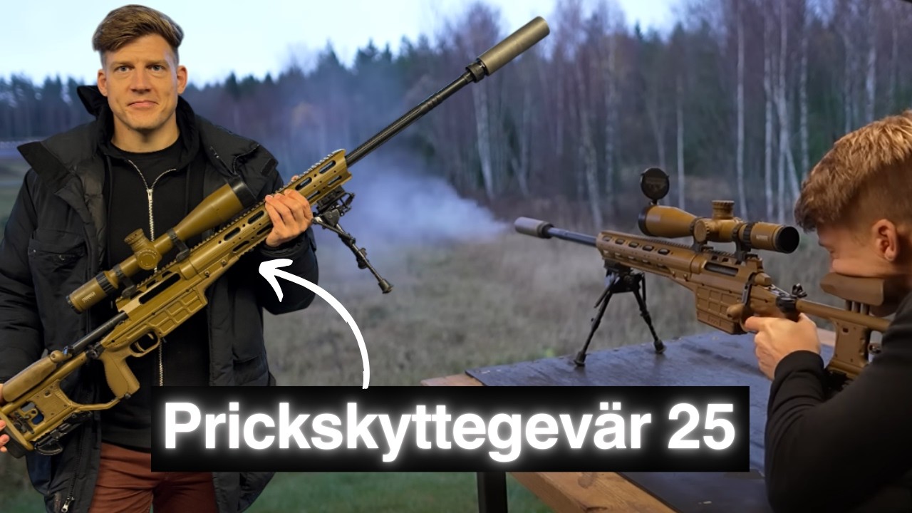 Jag Skjuter Försvarets Nya Prickskyttegevär!