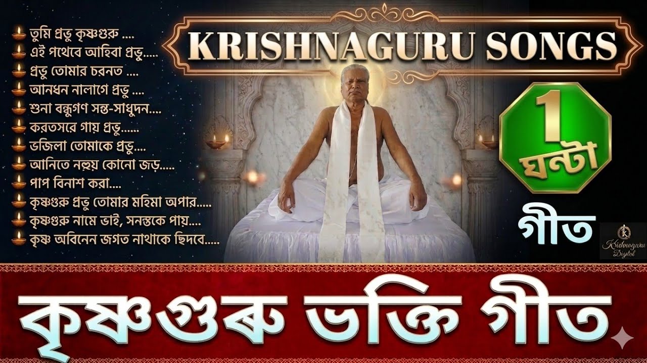 Krishnaguru Songs ।। কৃষ্ণগুৰু ভক্তি গীত । All Krishnaguru Songs। জয় কৃষ্ণগুৰু । @aadhyaatmiktatva
