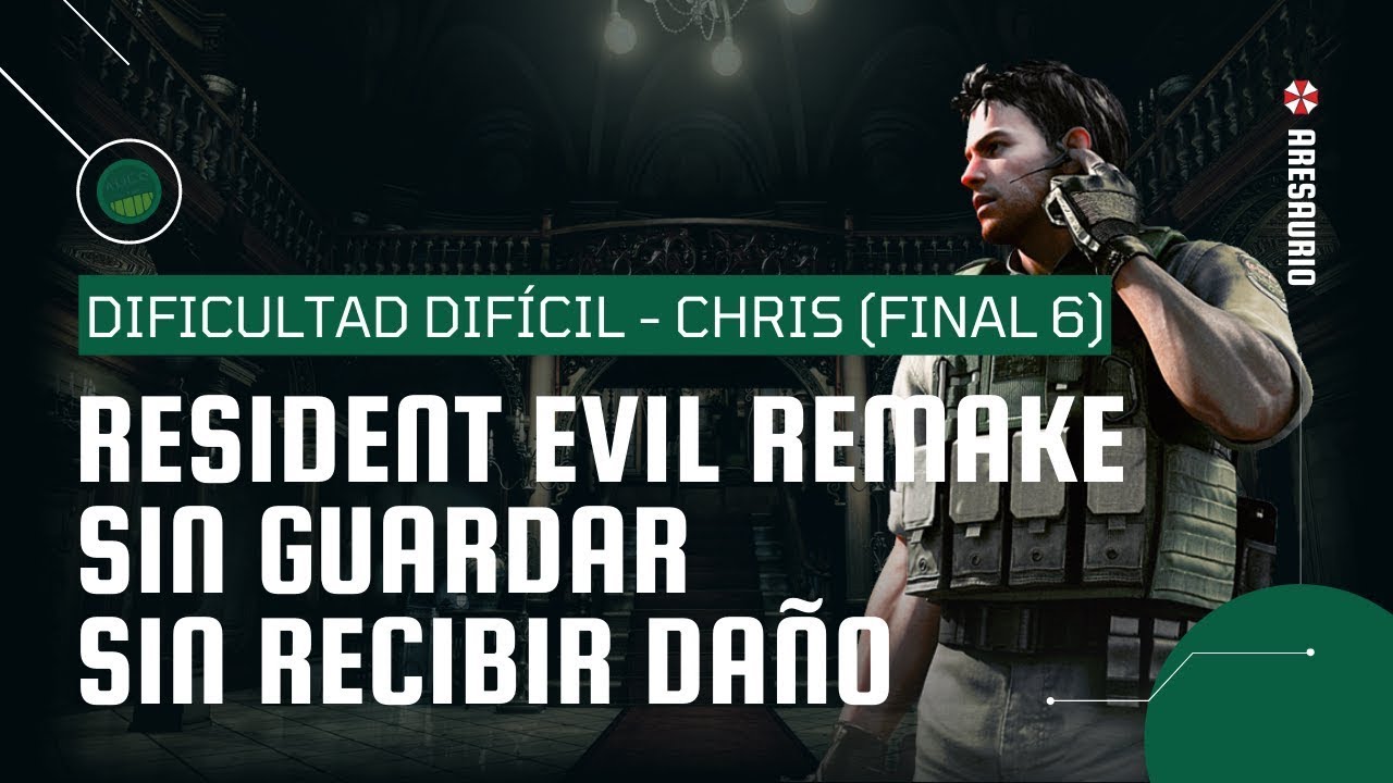 Resident Evil REmake (PC) | Chris - Dificultad Difícil | Sin Daños, Sin Guardar | Any%