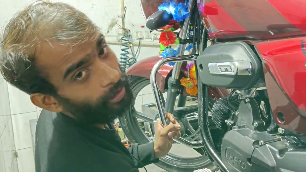 hero splendor XTEC 2.0 service part 2🏍️👋 shot by RK 😎