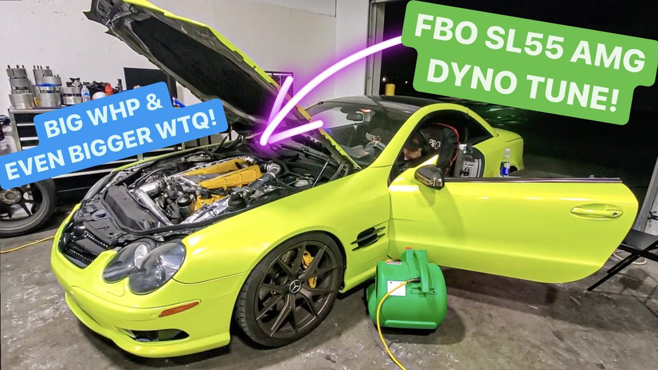 Full Bolt-On SL55 AMG HITS THE DYNO!