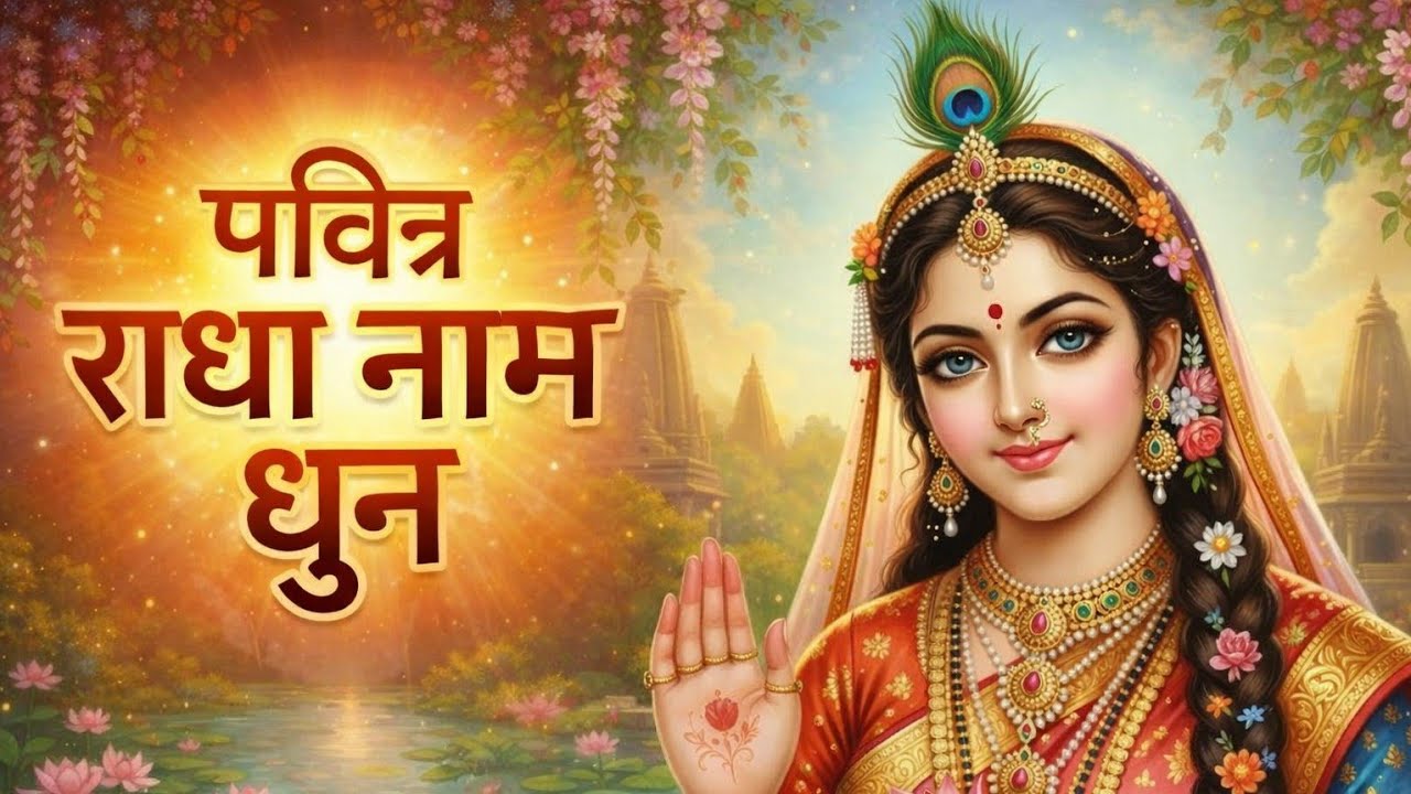 🌸पवित्र Radha Naam Dhun | राधा नाम जप | Peaceful Bhajan & Meditation 🌸 #radhanaamjap #radharadha 
