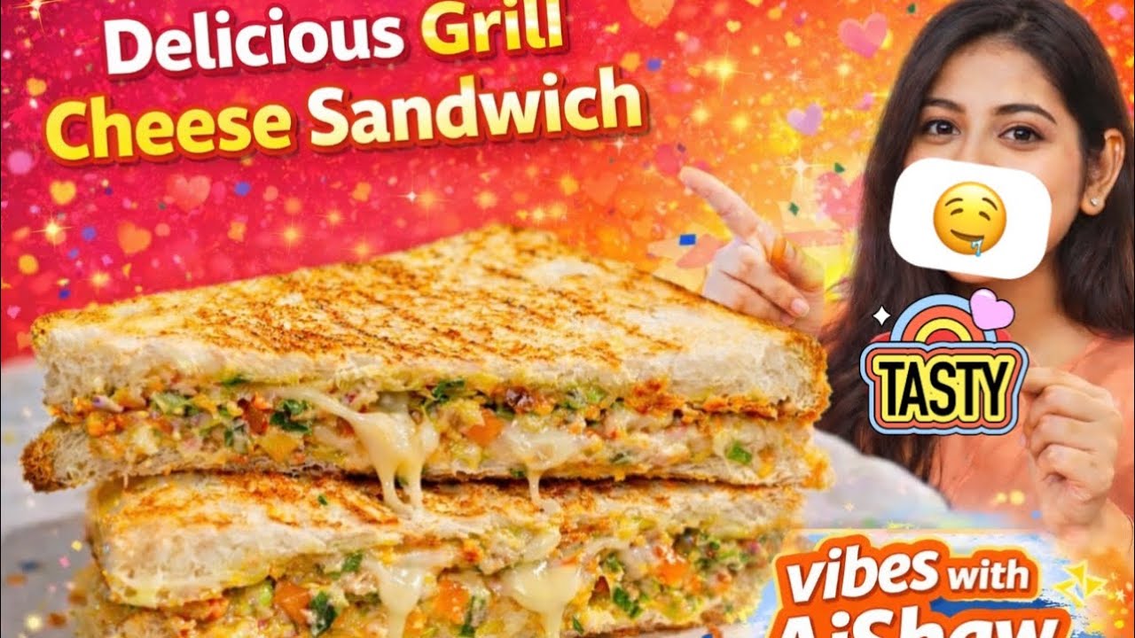 Once you try, You’ll never stop making this!🤤🥪Grilled Sandwich🧀| VibeswithAiShaw