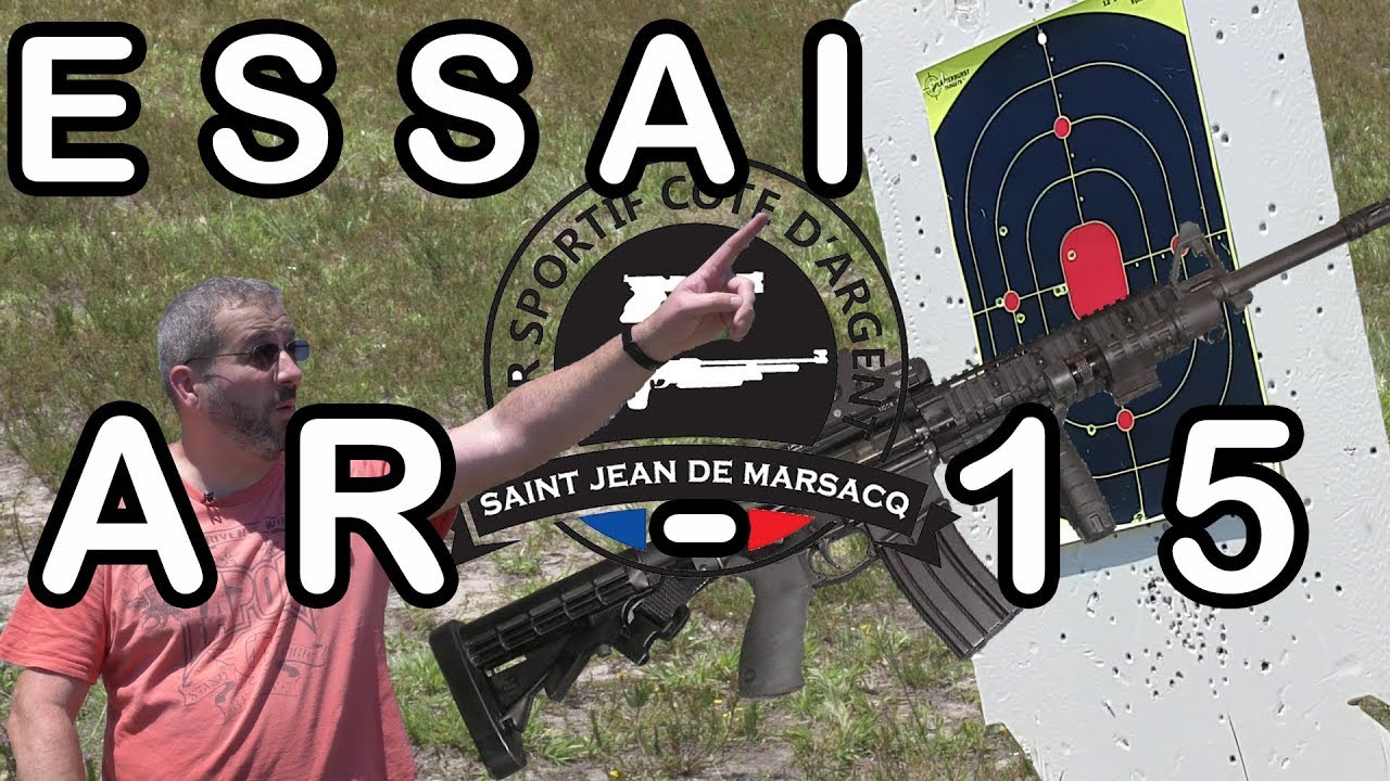Essai du fusil semi-automatique AR-15 [FR]