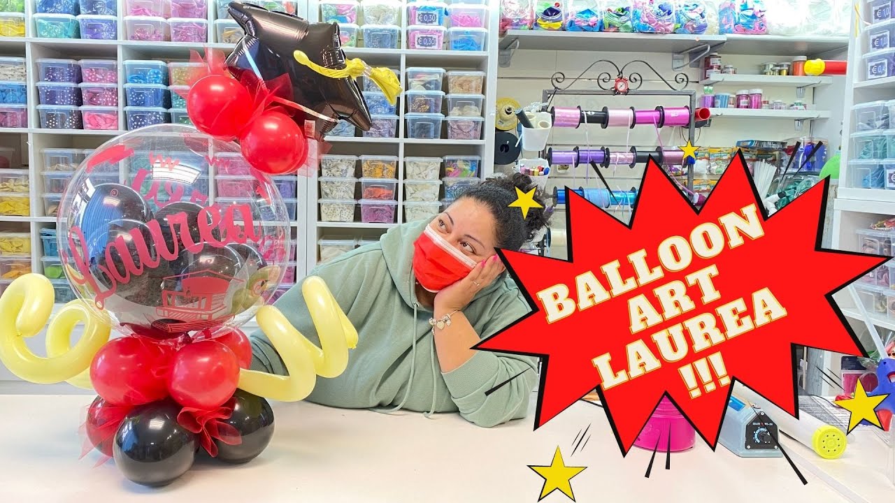 Tutorial Balloon art laurea ! Con passaggi spiegati bene e in modo semplice !
