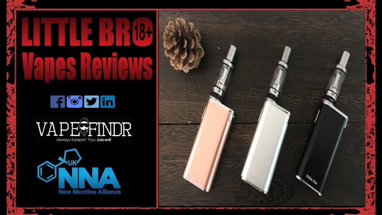 istick trim from Eleaf by little bro vapes reviews