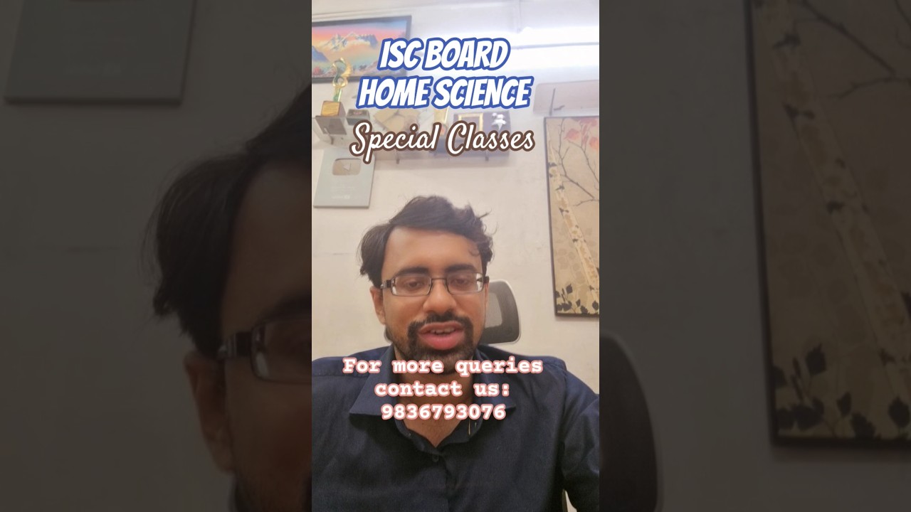ISC Board Home Science 2025 | Exam Tips & Prep Guide #HomeScience #ISC #BoardExam #Success