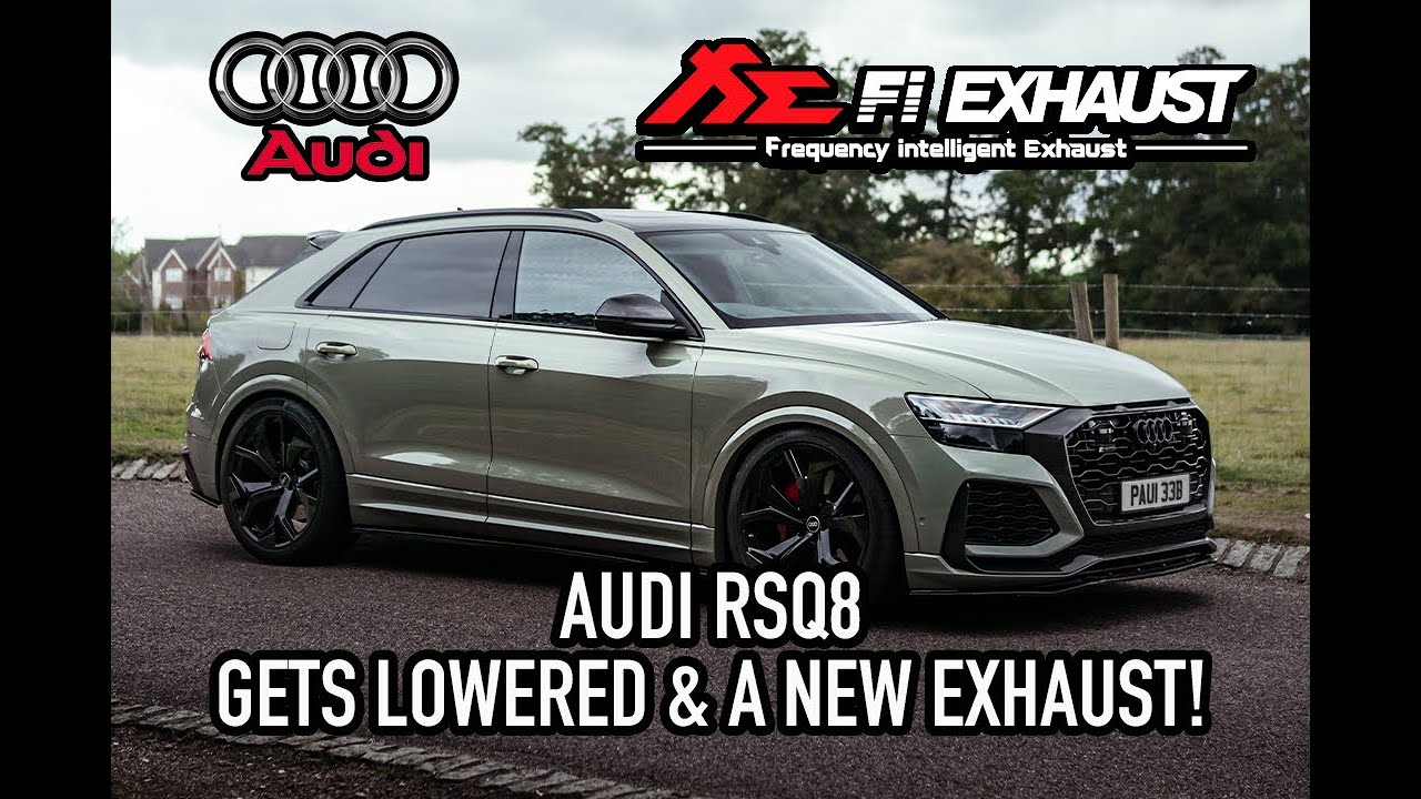AUDI RSQ8 - NEW EXHAUST & GETS LOWERED!!