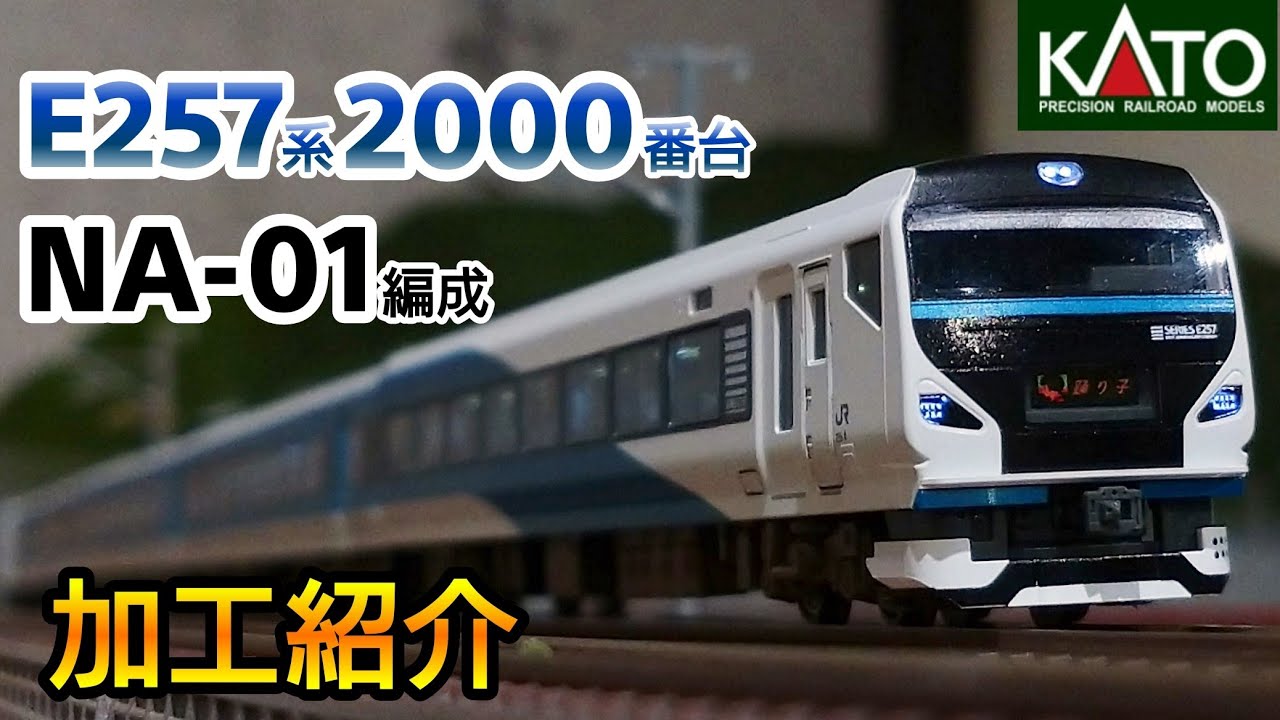 【鉄道模型】KATO E257系2000番台 踊り子 NA-01編成 加工紹介【Nゲージ】
