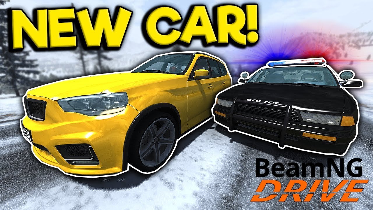 Snowy Police Chases With The New SUV! - BeamNG Gameplay & Crashes - Police Escape