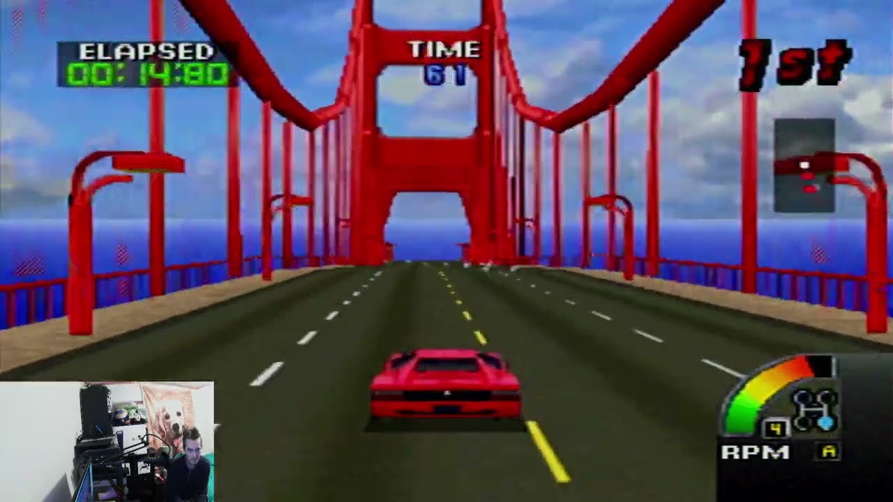 Cruis'n USA - Golden Gate Park - N64 - Williams - Nintendo