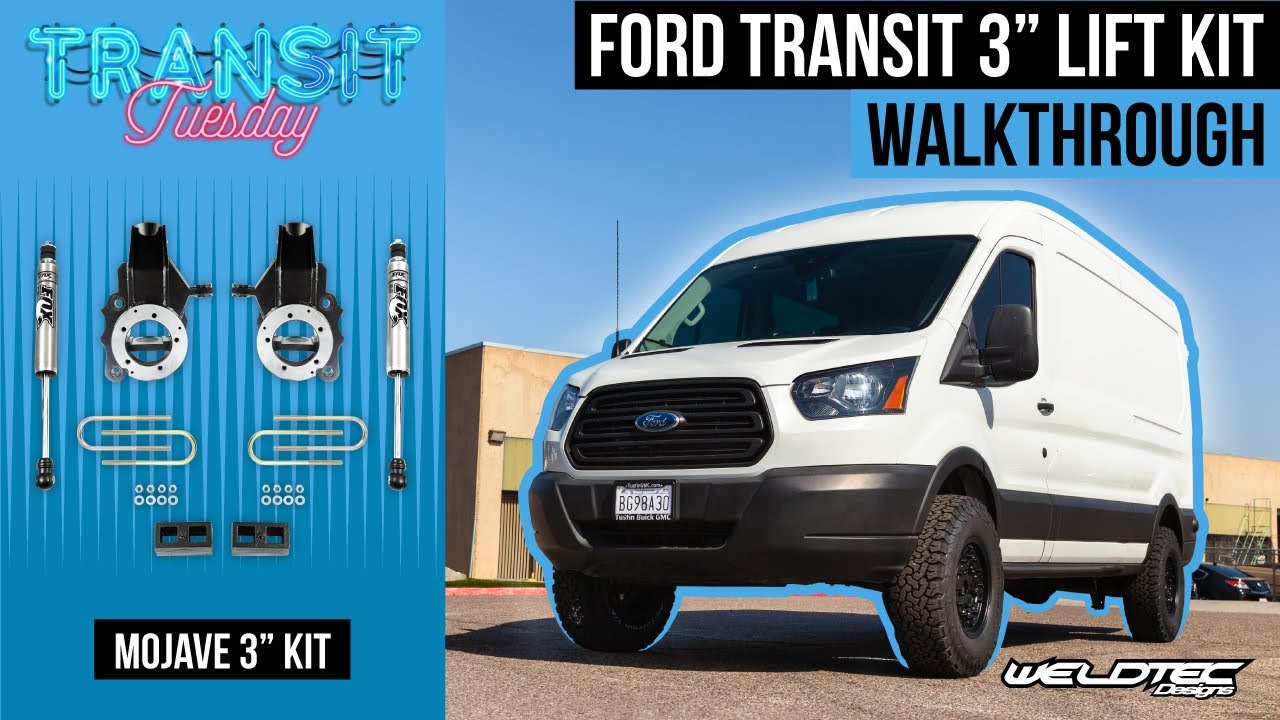 How to Fit 31" Tires On Your Ford Transit! | 3" Suspension Lift Kit