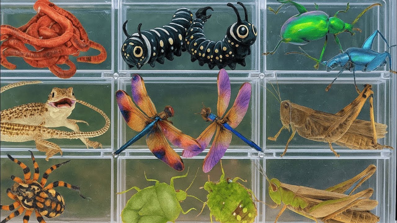 I Catching insects in the garden, I got Tadpoles, Betta fish, Tadpoles, Beetle, Frog, Millipede #3