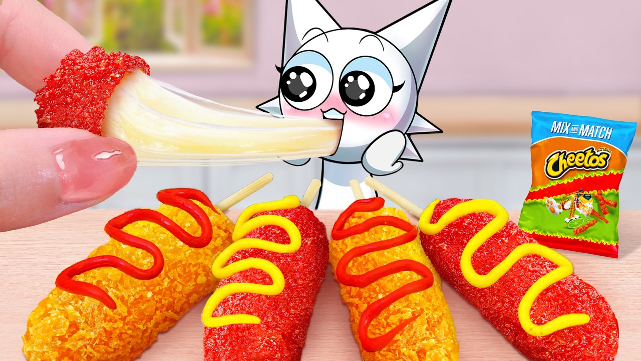 Best Cheese Recipe 🌭 Make Miniature Fried Sausage Mozzarella Cheese Sticks 🧀 Mina Mini Kitchen