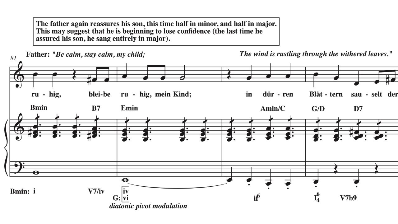 Analysis (+more): Schubert- Der Erlkönig