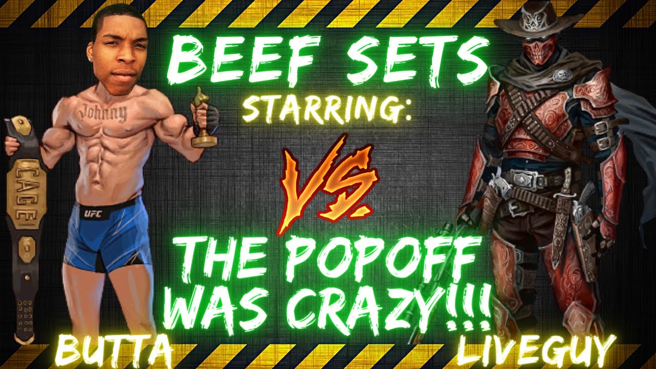 BUTTA BEEF SETS VS LIVEGUY +Bonus set w/ Keemo | THE POPOFF WAS CRAZY!!! 🔥🤣🎤 (Timestamps in cmts)