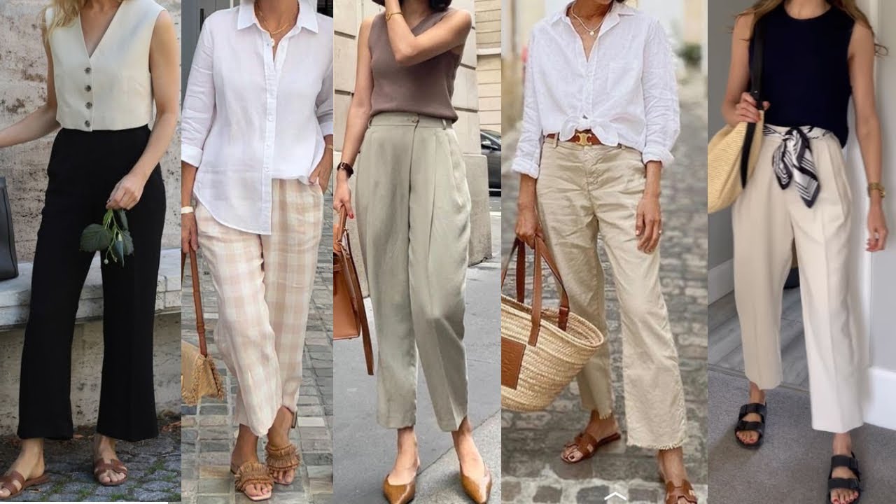 LOOKS DISCRETOS Y ELGANTES DE MODA 2024 CON ROPA EN COLORES NEUTROS