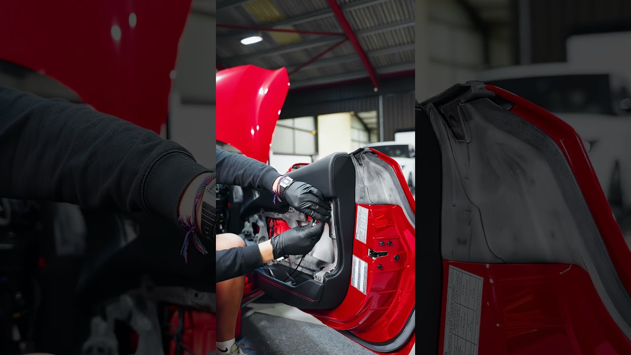 Ferrari 488 GTB Door Card Removal & Speaker Upgrade | Cambridge Car Audio