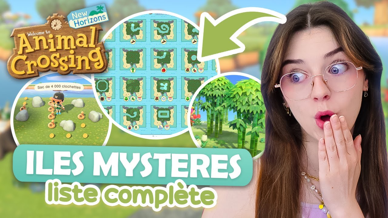 💫 Les ILES MYSTERES les plus RARES du jeu ?! La liste COMPLETE ! | Animal Crossing New Horizons