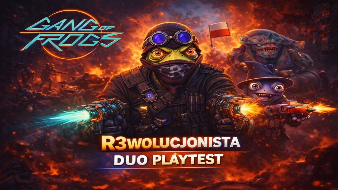 GANG OF FROGS 🐸 PLAYTEST |DUO| - POCZĄTEK ŻABIEJ REWOLUCJI?