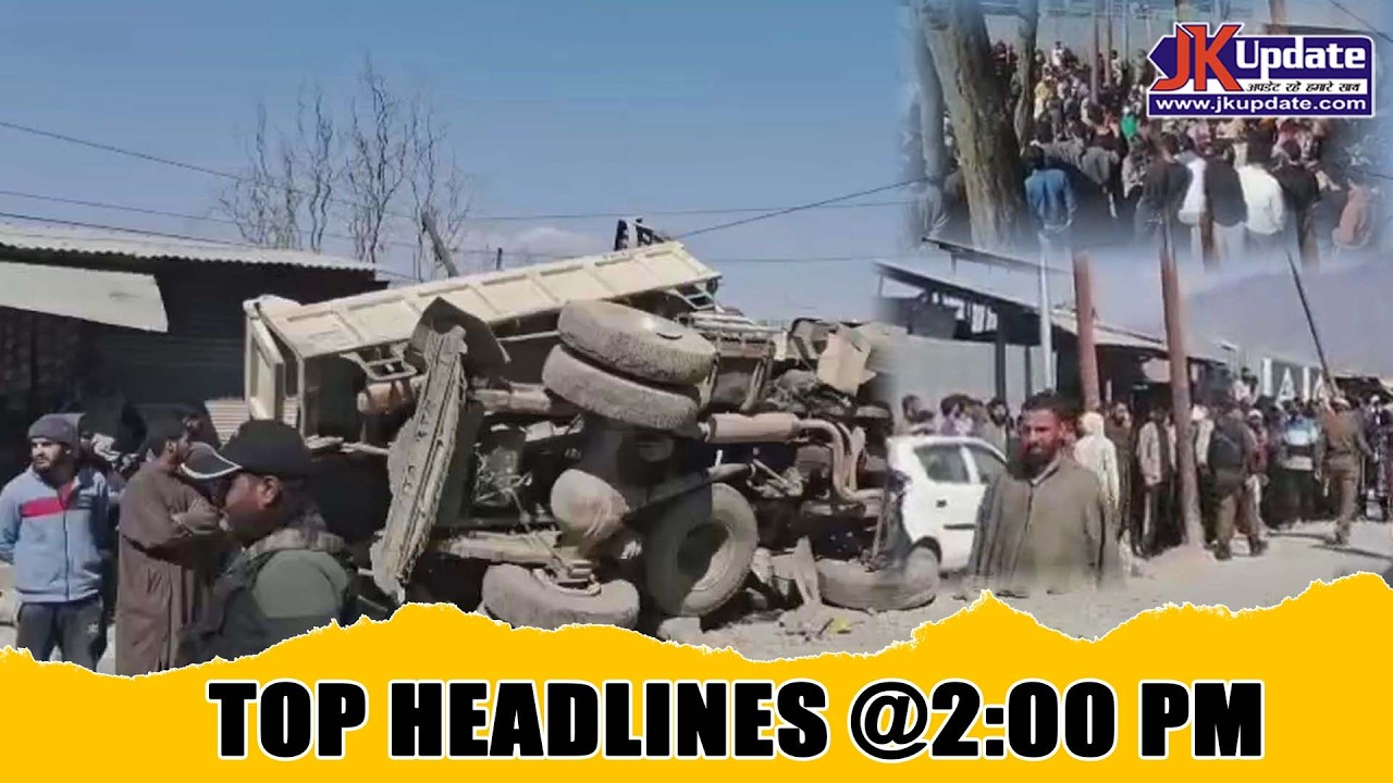 JKupdate Top Headlines @ 2 PM 24 FEB 2026
