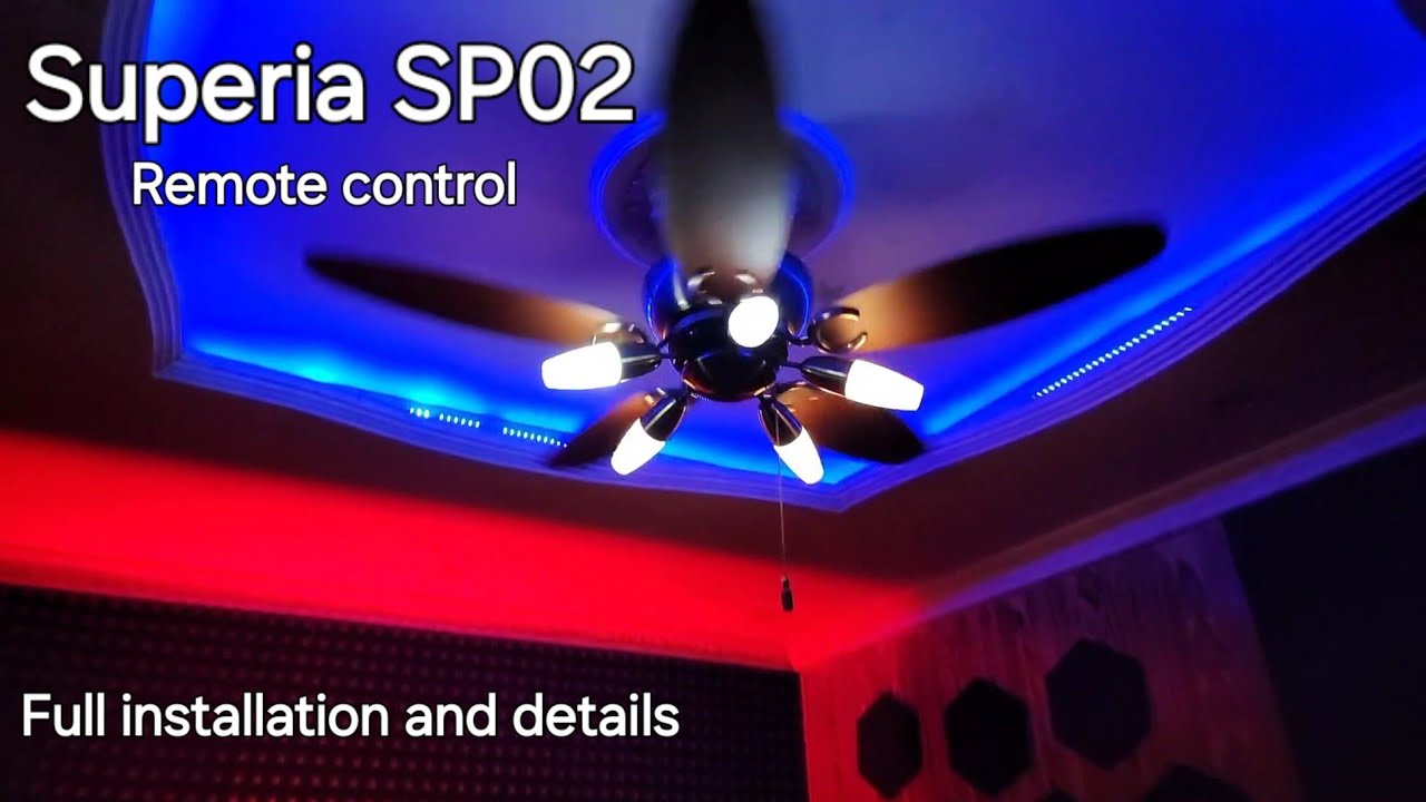 BEST BLDC FAN INSTALLATION#superia sp02 polycab fan remote control