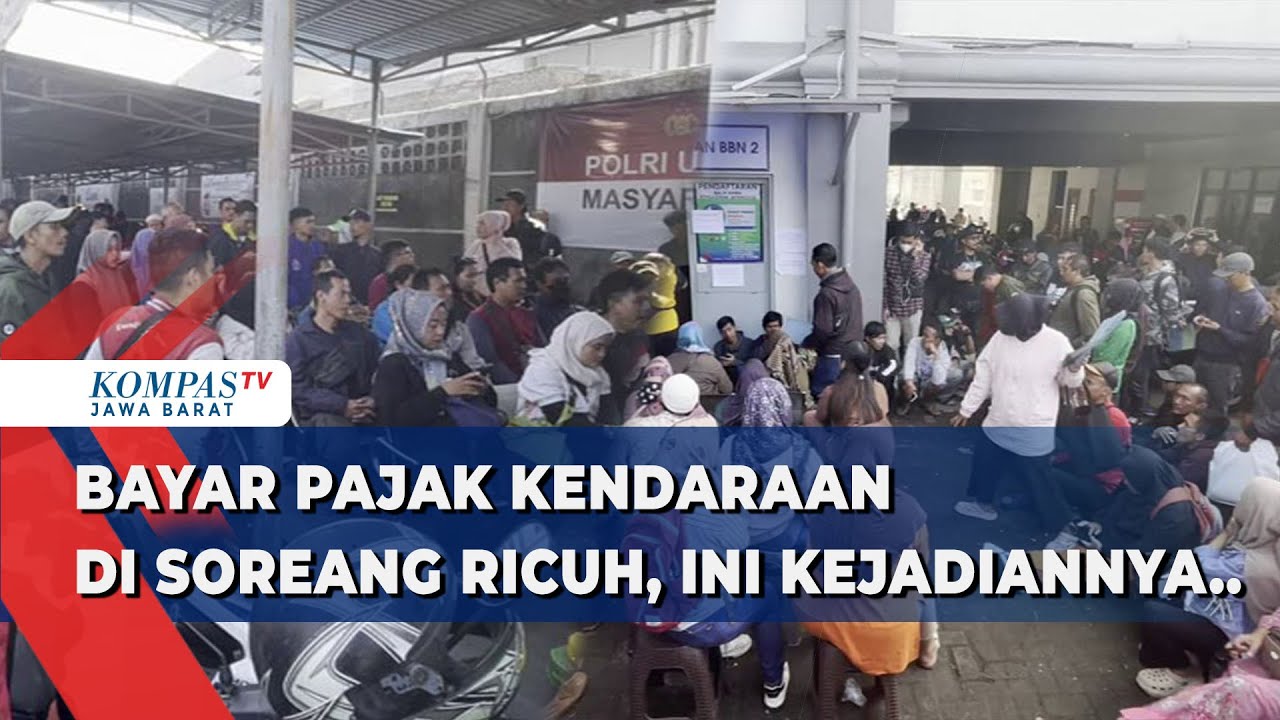 Pembayaran Pajak Kendaraan di Soreang Ricuh