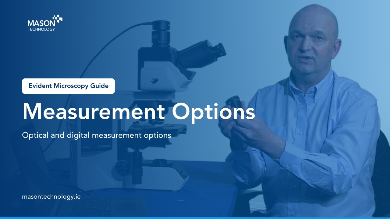 Optical and digital measurement options for Olympus microscopes | Microscope Measurement Options