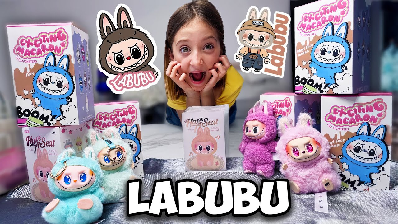 UNBOXING DELLE LABUBU ! SORPRESA A FIGLIACHIARA, VADO A COMPRARE 10 LABUBU E LEI LE SCARTA TUTTE!