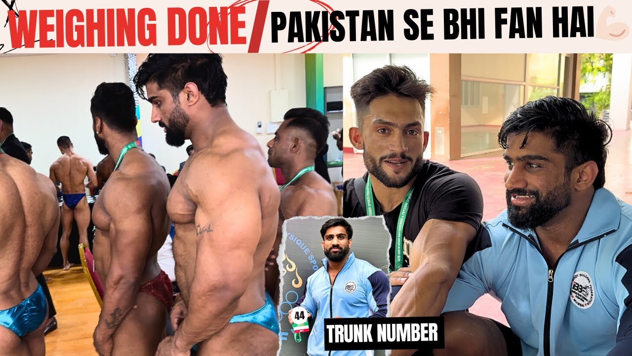 South Asian Championship Day 1🥇| Pakistani Bodybuilder Reaction💪🏻| Nitin Chandila