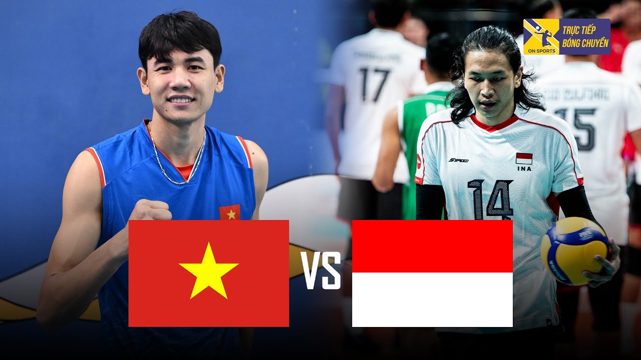 🔴 VIETNAM vs INDONESIA | Ngọc Thuân - Farhan Halim Men's Asean Volleyball